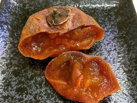 甘柿の干し柿(室内で時短7日で作る)